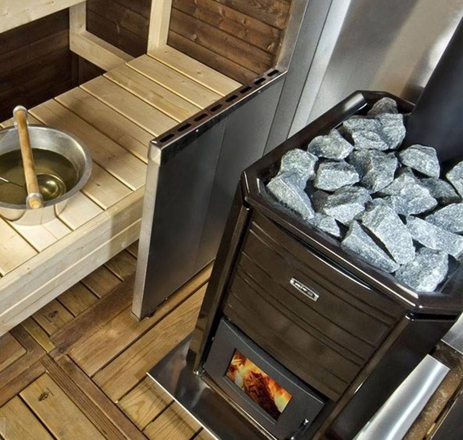 Как правильно установить печь каменку в бане и сауне