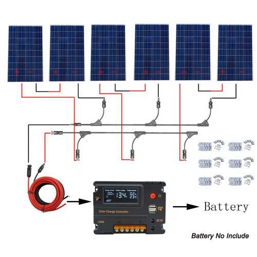 Схема подключения солнечных батарей: как соединить, варианты