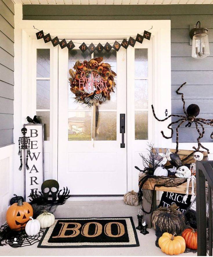 Декор дома на хэллоуин: 25 идей для украшения и еще чуть-чуть