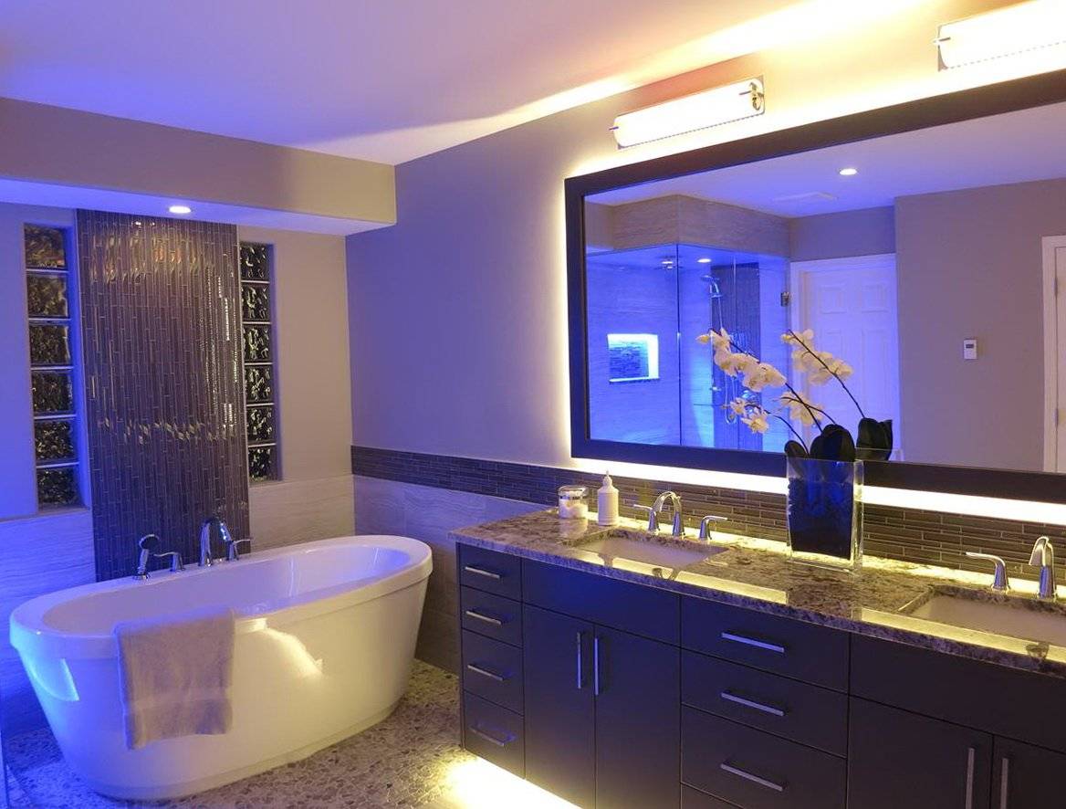 Освещение в ванной комнате, фото различных вариантов – советы по ремонту