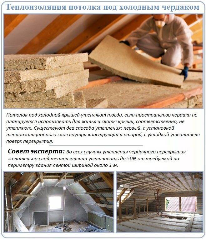 Какая толщина утеплителя должна быть на потолке: правила расчета - samvsestroy.ru