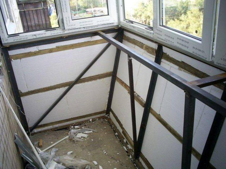 Ремонт балкона в хрущевке своими руками (фото и видео)