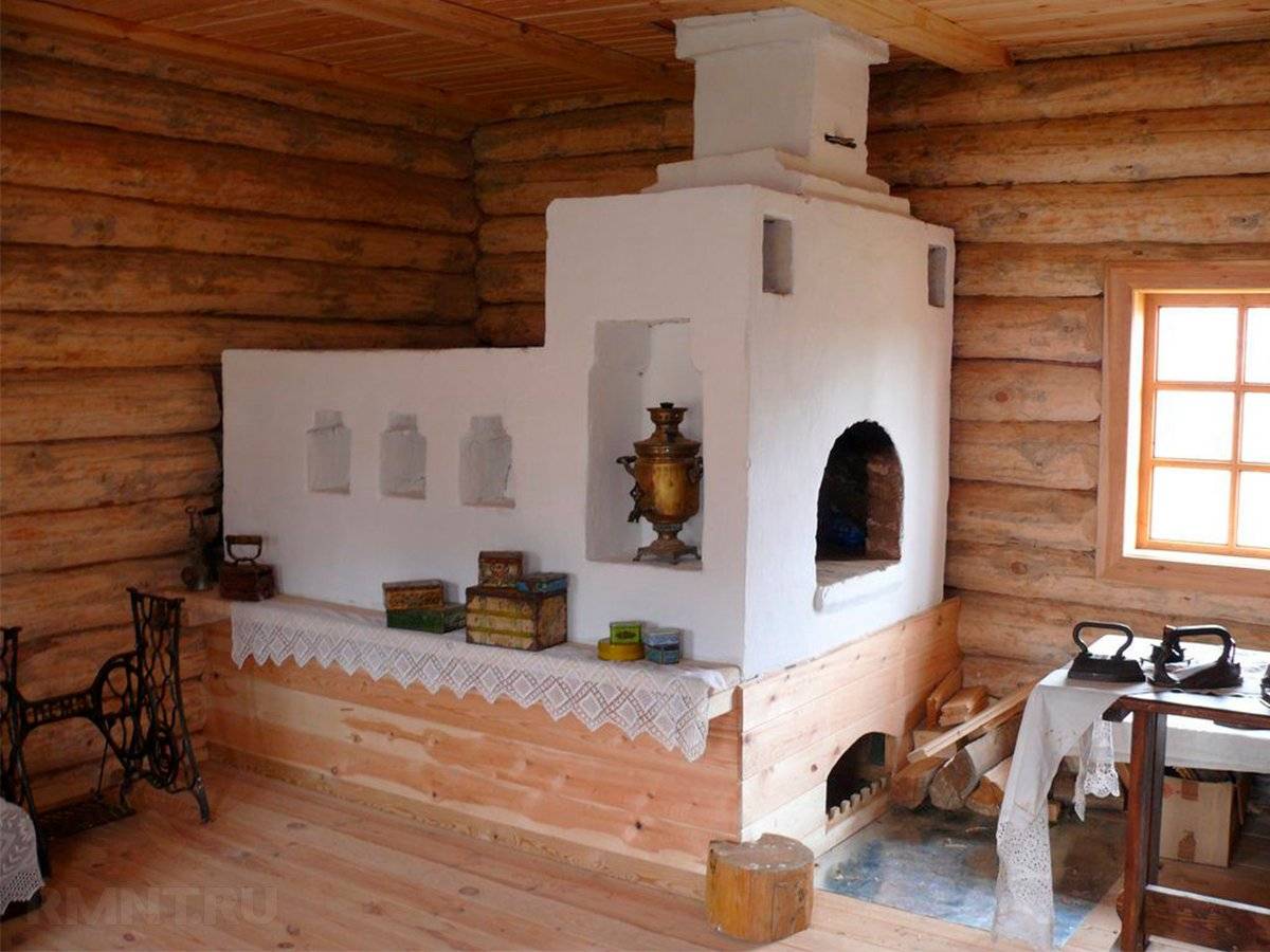 Русские печи в современном интерьере частных домов