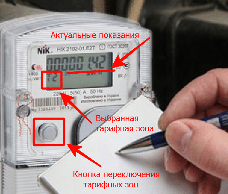 Как снимать показания с электросчетчика нового образца однотарифный