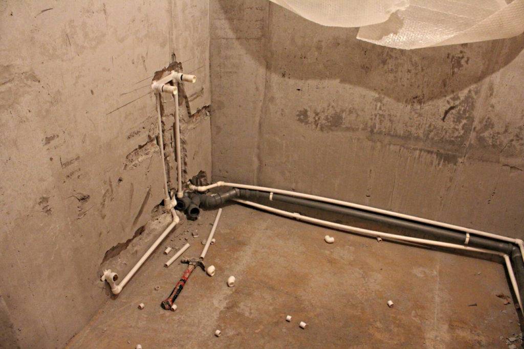 Канализация в ванной комнате своими руками: разводка труб, монтаж