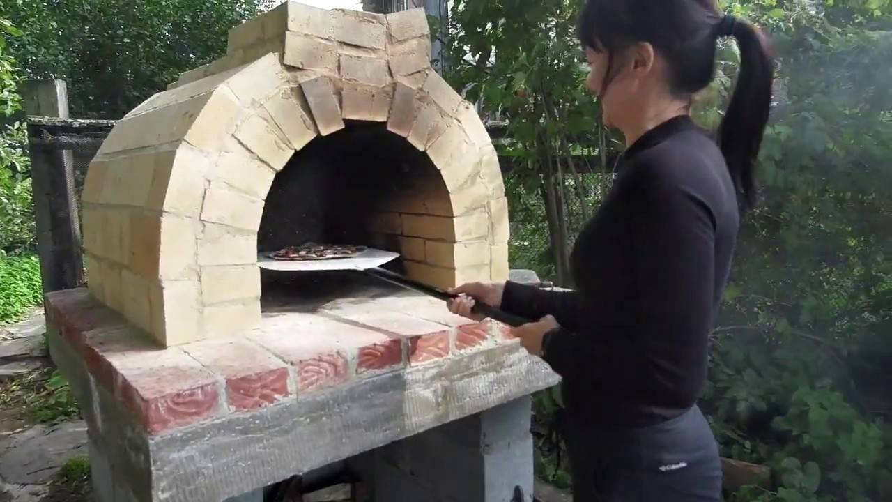 Создание итальянской печи для пиццы на дровах своими руками
