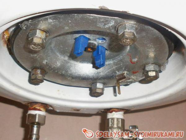 Как снять защитную крышку с водонагревателя термекс