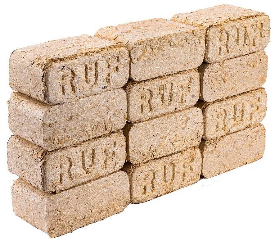 Камины и печи » топливные брикеты марки руф (ruf), основные характеристики