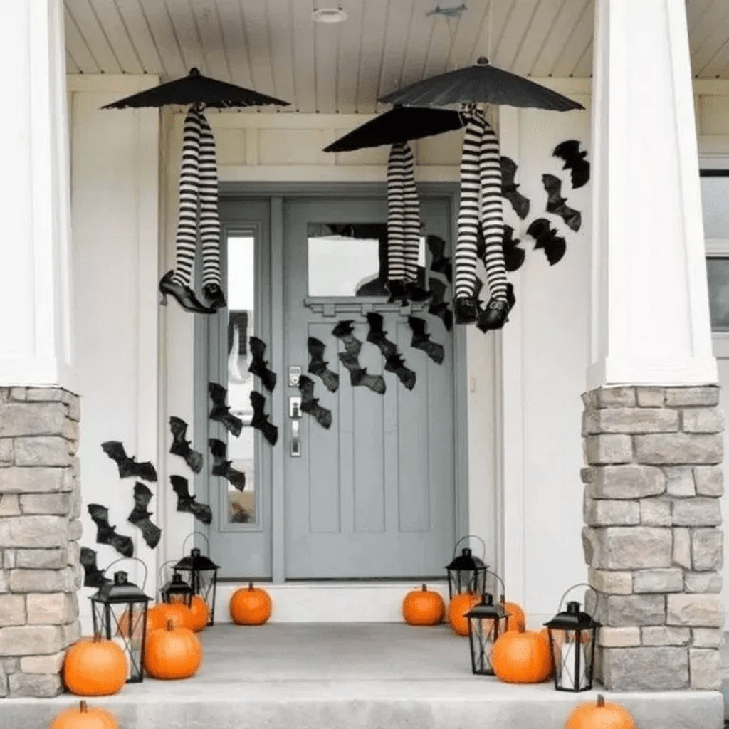Как украсить дом на Хэллоуин: идеи на фото