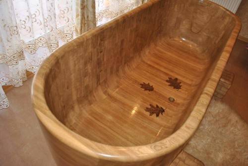Деревянная ванна своими руками: требования к древесине, а также преимущества и недостатки решения