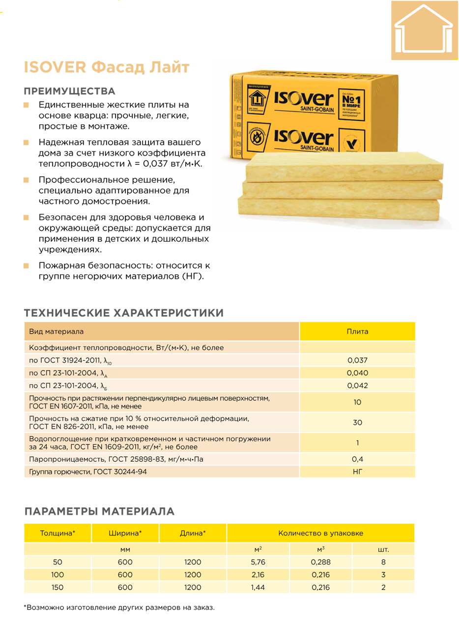 Фасад техническая характеристика. Изовер фасад Оптима 100. Изовер фасад-мастер-100/600x1000. Утеплитель ISOVER теплопроводность. Изовер фасад мастер характеристики.