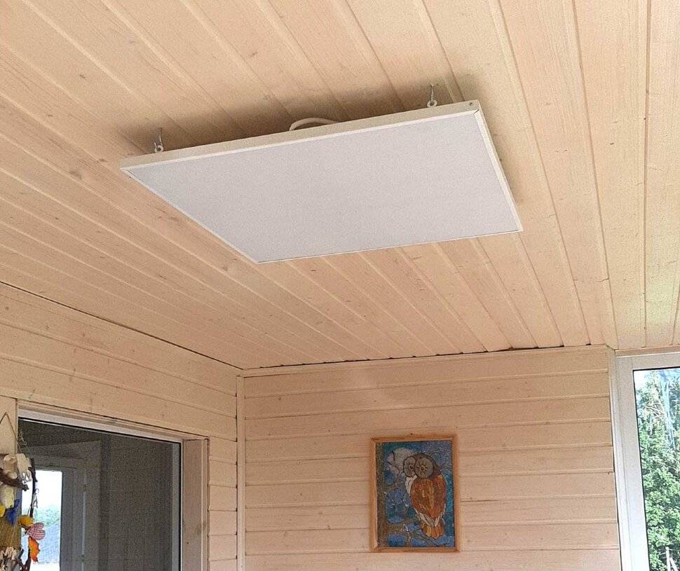 Инфракрасное отопление: обогреватели потолочные для частного дома и панели тепловые ик