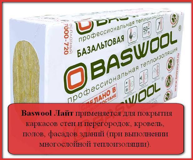 Утеплитель басвул (baswool): теплоизоляция помещений с его помощью своими руками