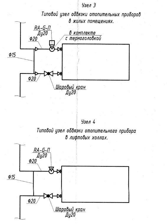 Подключение радиаторов отопления - схемы обвязки, монтаж батарей