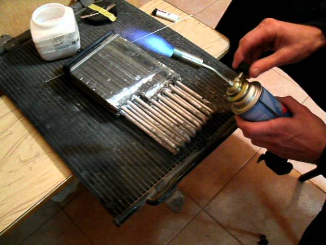 Можно ли запаять алюминиевый радиатор оловом