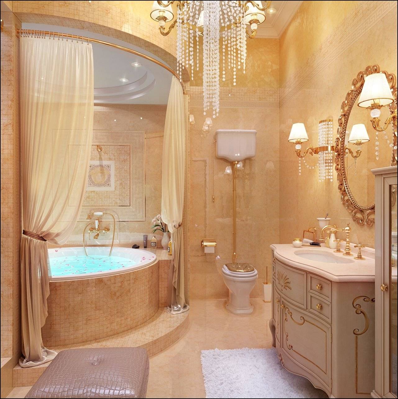 шикарные ванные комнаты дизайн фото
