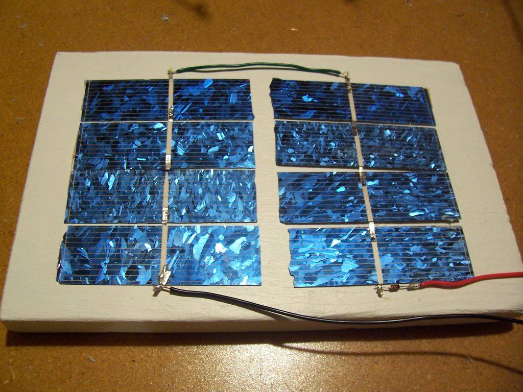 Солнечная батарея своими руками из подручных материалов
