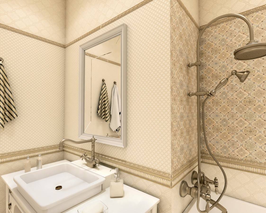 Что положить на пол в ванной вместо плитки? эти предложения вам понравятся! (40 фото)