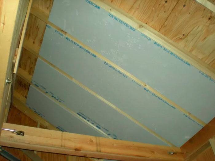 Как утеплить потолок изнутри дома: утепление потолка в частном доме пеноплексом изнутри, чем можно утеплить?