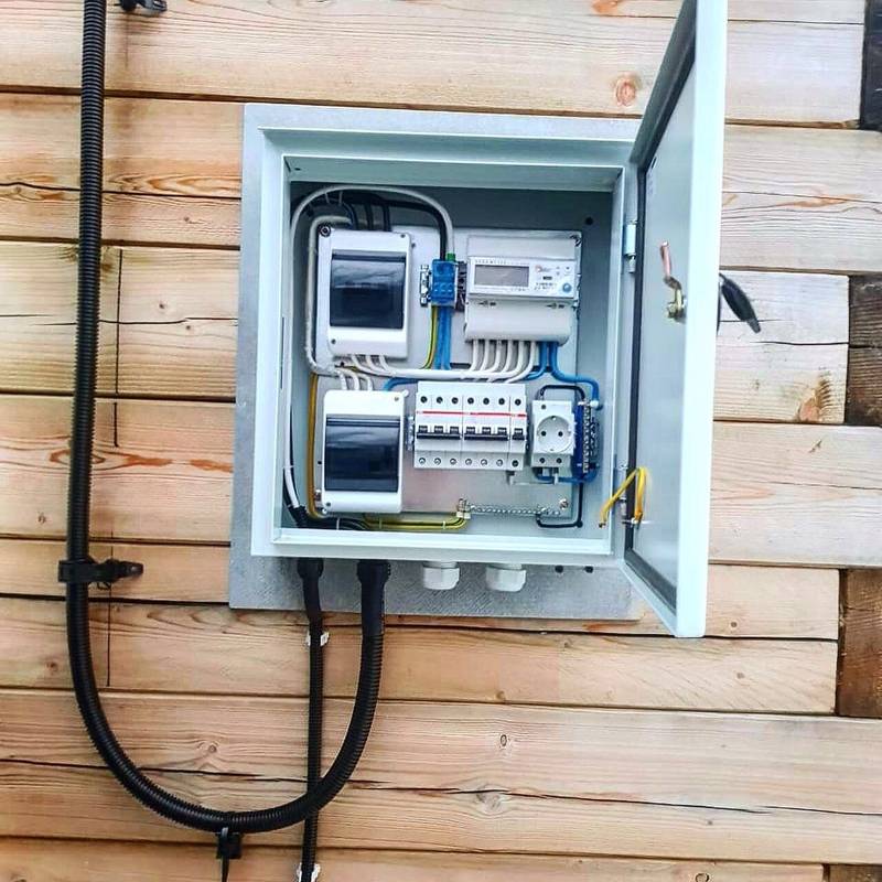 Как установить электросчетчик в частном доме - деревянные дома бани из вожеги
