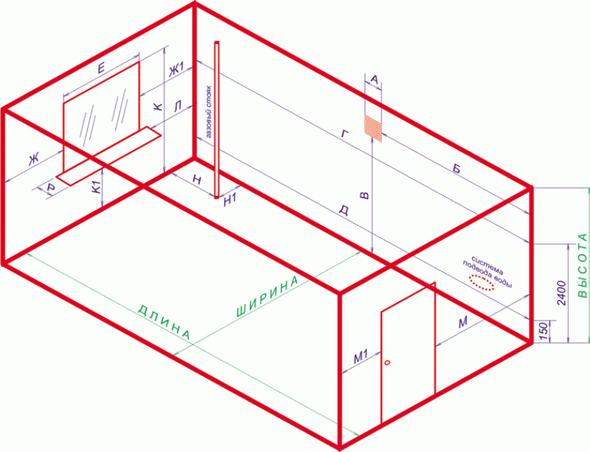 Высота стен 3 7. Схема замера помещения для кухни. Как замерить квадратуру помещения. Чертеж помещения. Замеры кухни схема.