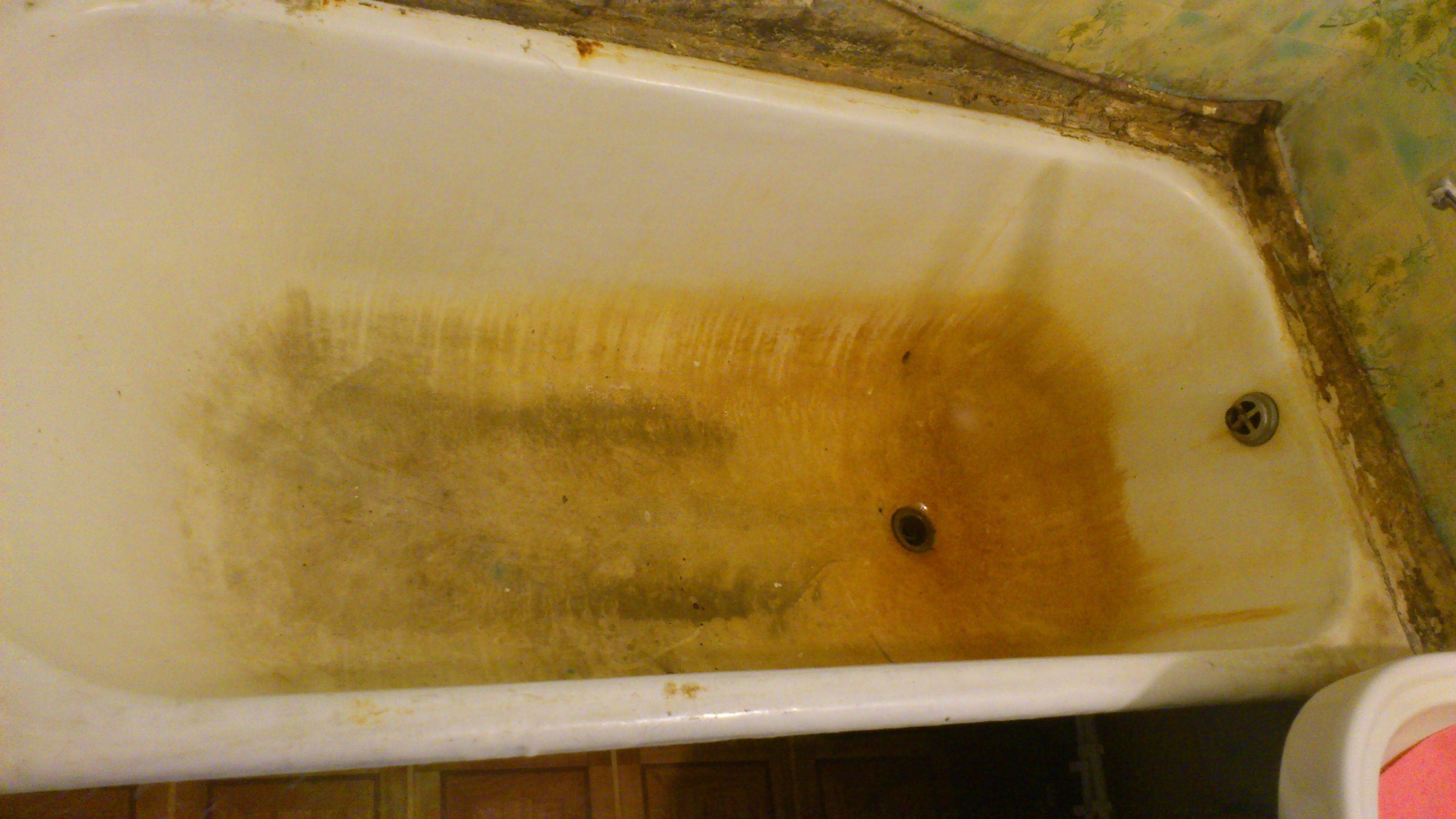 Желтизна в ванной: как отмыть ванну от желтого налета | cif