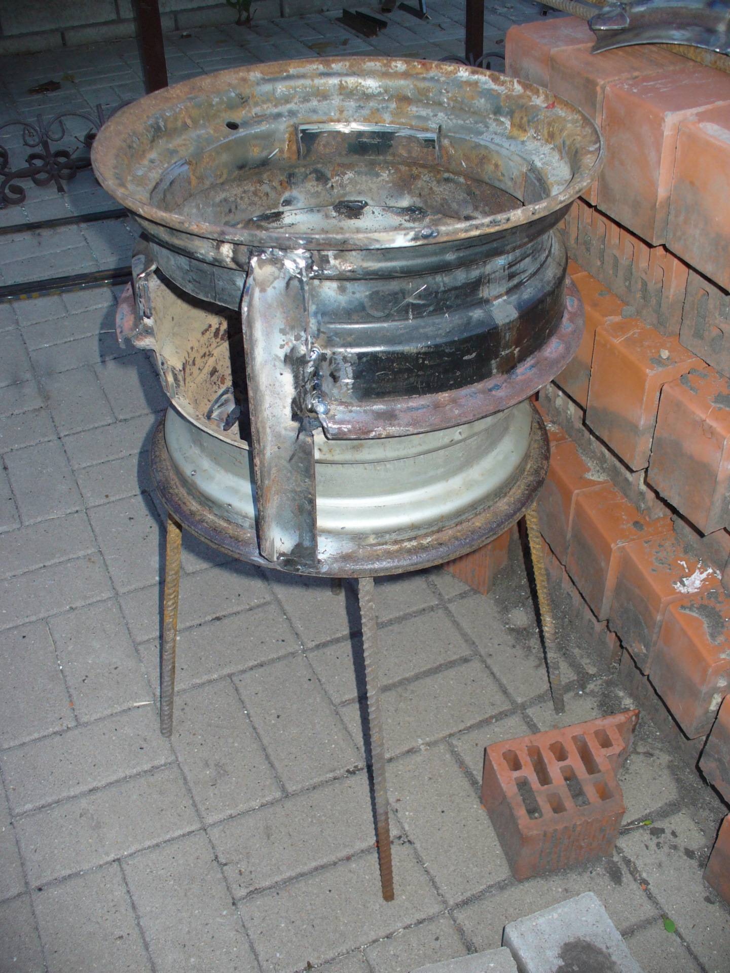 Как сделать печь из колесных дисков своими руками - handskill.ru