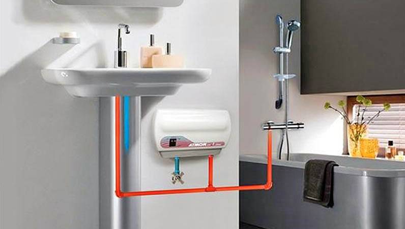 Установка проточного водонагревателя: схема подключения к водопроводу и к электросети