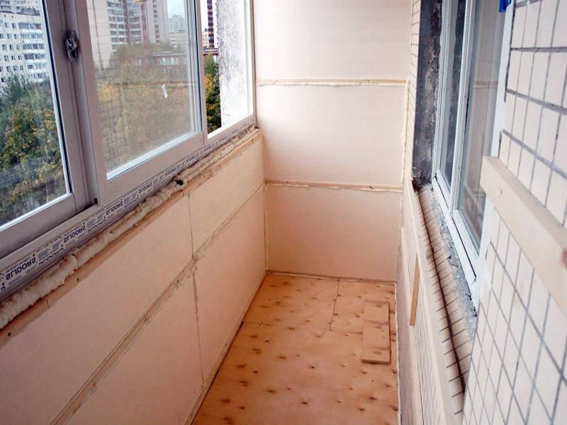Утепление балкона пенополистиролом: пошаговая инструкция