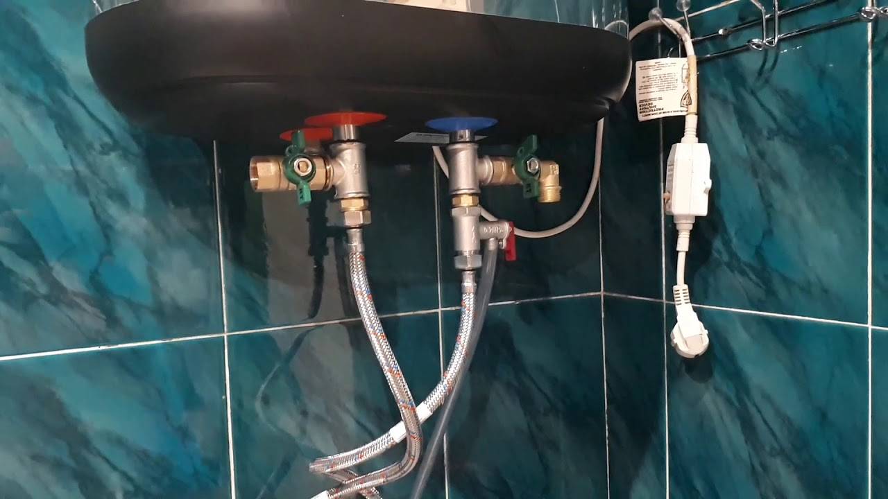 Установка и подключение водонагревателя своими руками