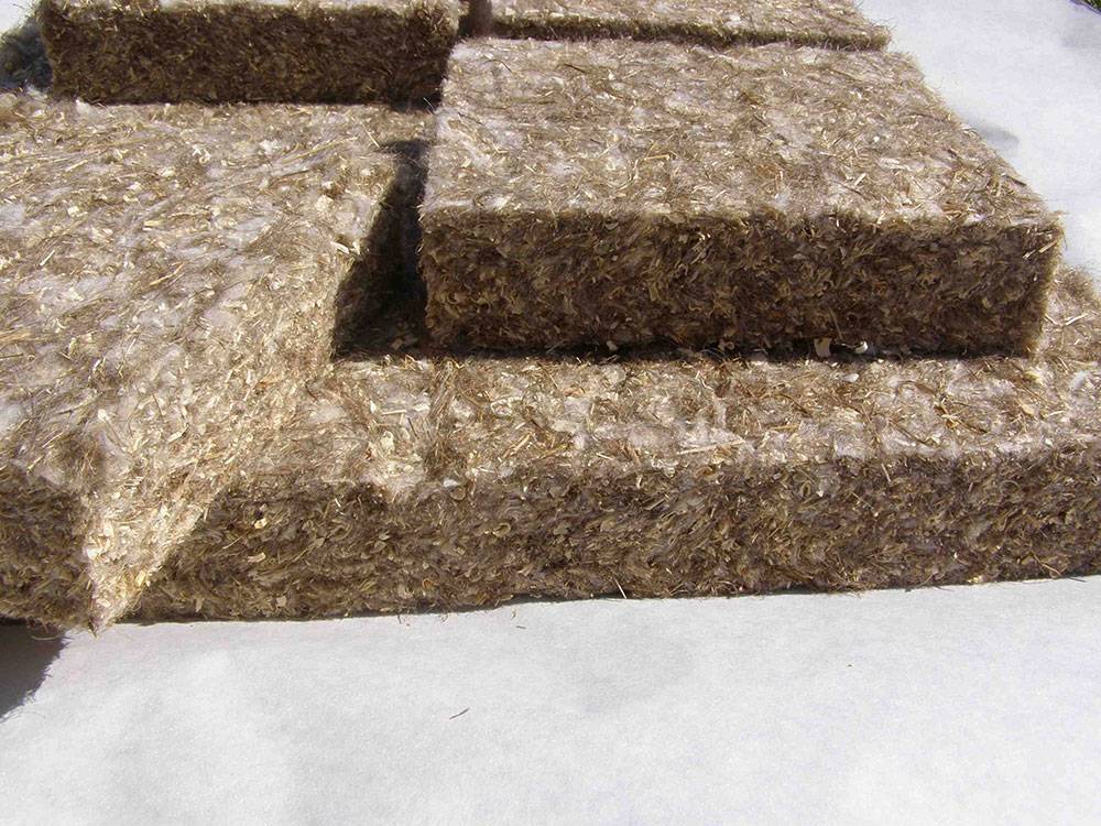 Льняной утеплитель: недостатки материалов из льна в плитах, как осуществляется производство
