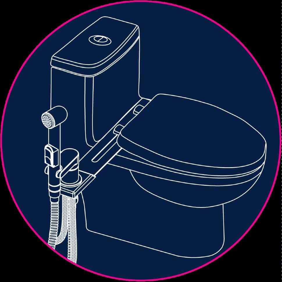 Гигиенический душ для унитаза - варианты установки в туалете, выбор смесителя и лейки