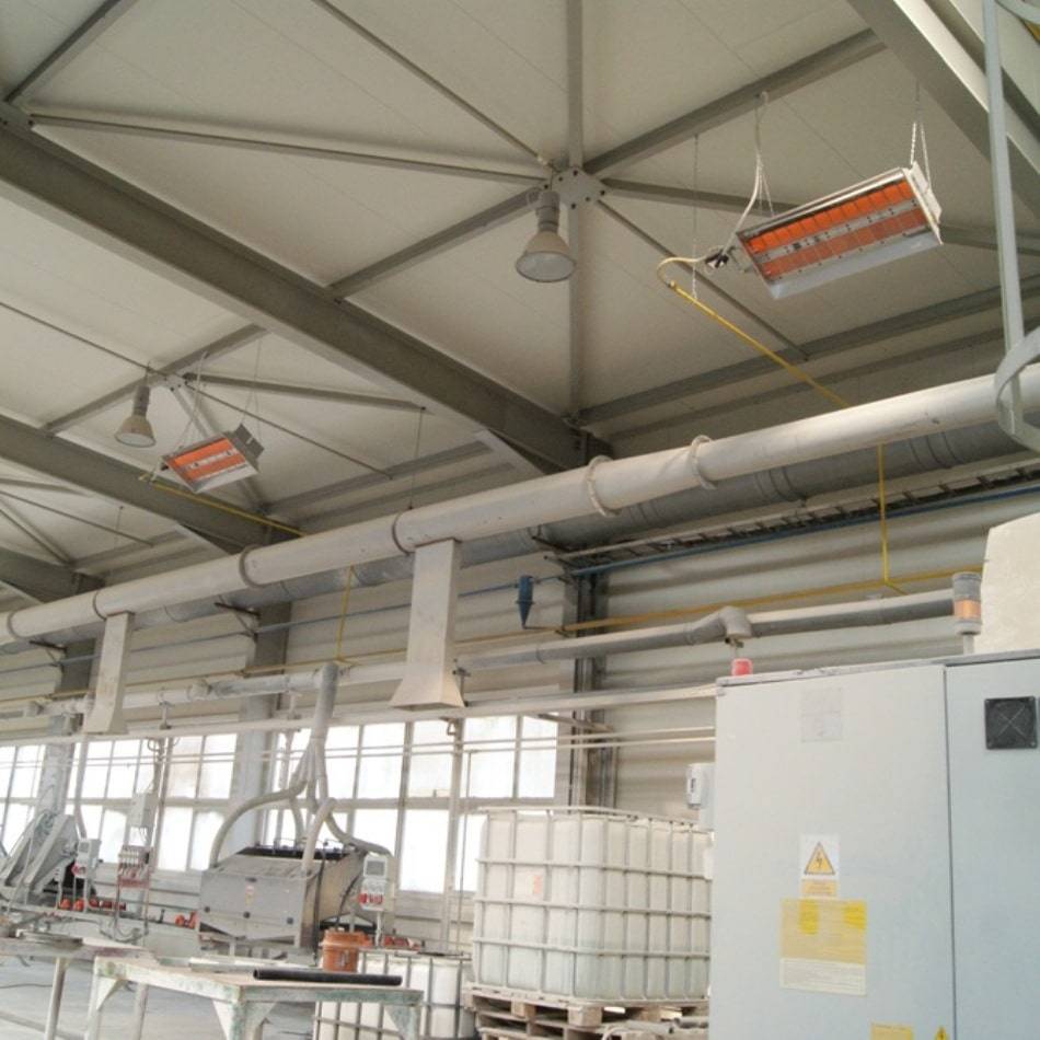 Отопление склада: различные системы отопления складских помещений