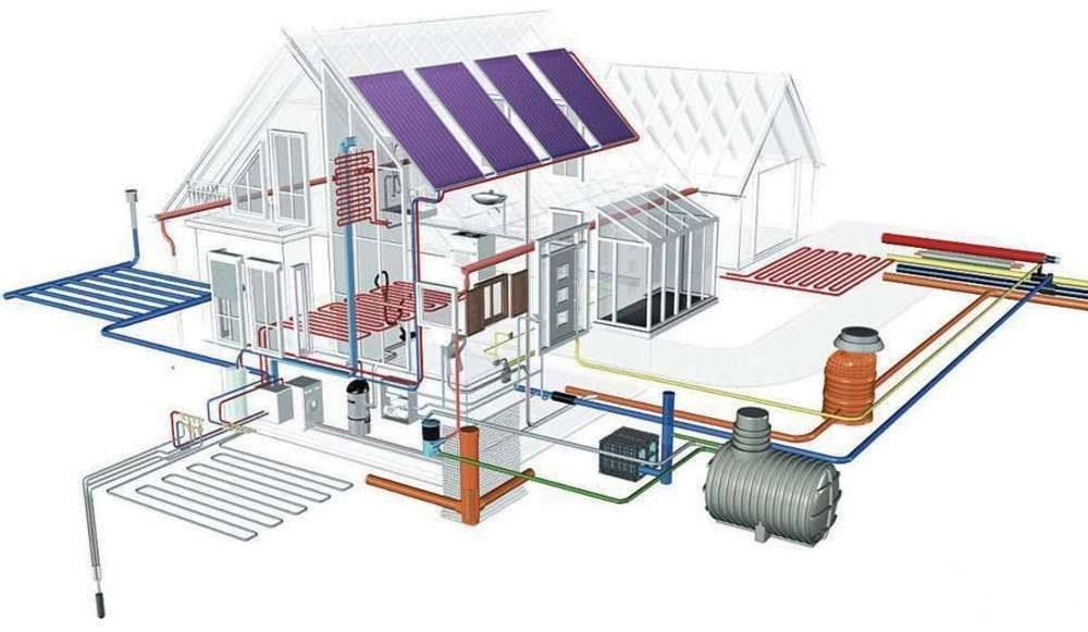 Схема отопления двухэтажного дома: обзор разновидностей и их характерных особенностей
