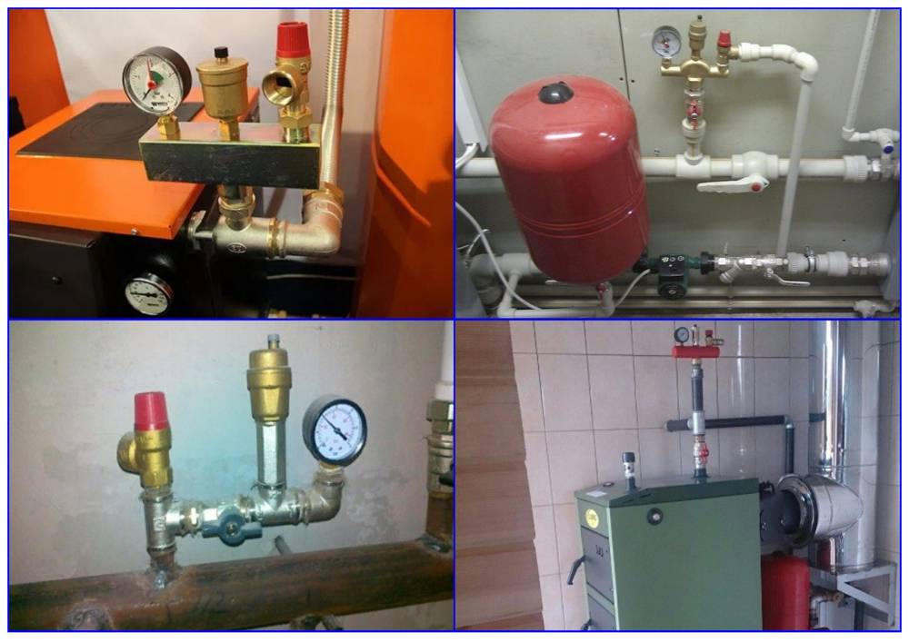 Группа безопасности котла в системе отопления - принцип работы, установка и особенности