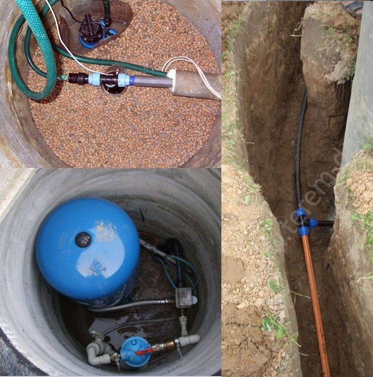 Как сделать летний водопровод на даче из колодца