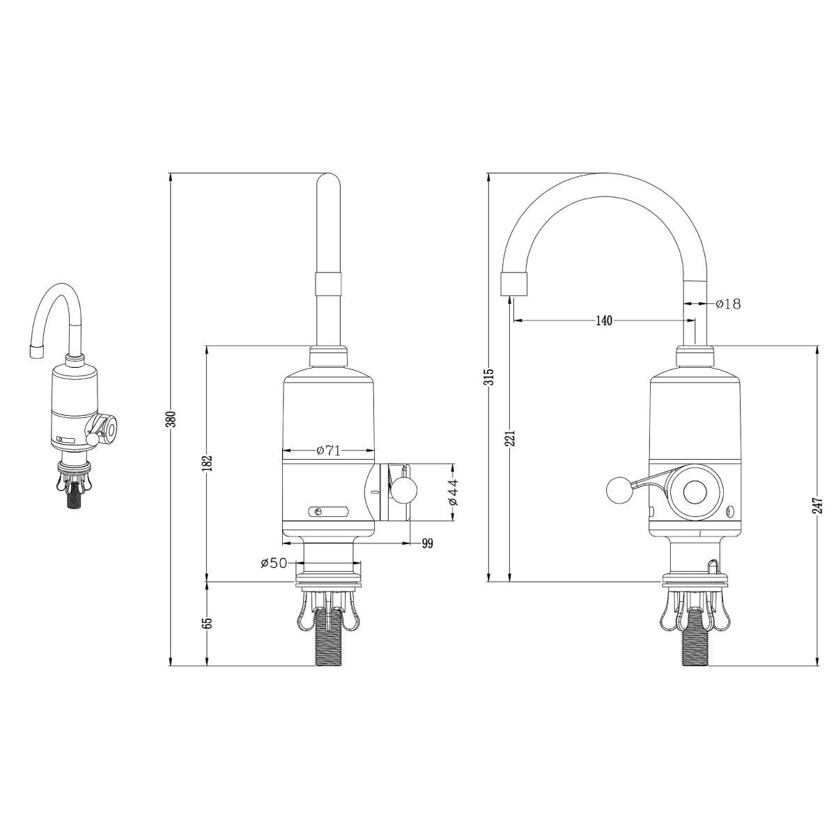 Советы мастера по выбору электрического проточного водонагревателя